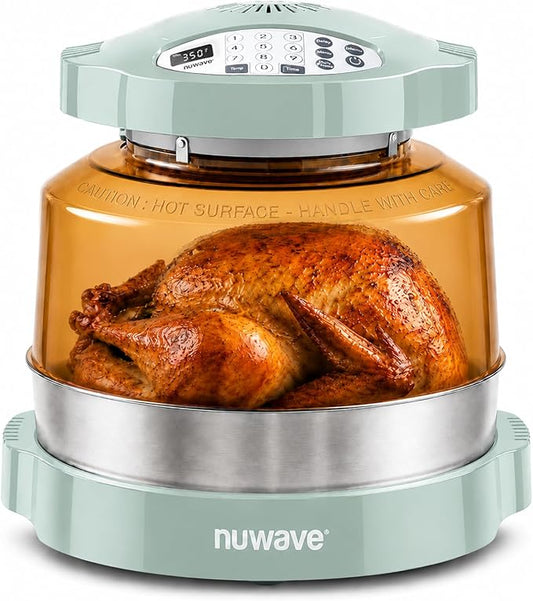 Nuwave Pro Plus 2 Countertop Infrared Oven with Stainless Steel Extender Ring, Triple Combo Cooking Power, Adjustable Temperature Control, Large Capacity Roaster, Air Fryer & Convection Oven, 20674V01