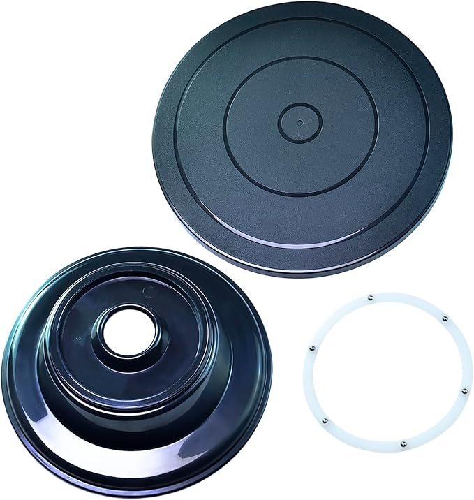FDXGYH 1 PCS Cake Turntable Black 11'' Rotate Cake Decorating Stand for DIY Cake Making