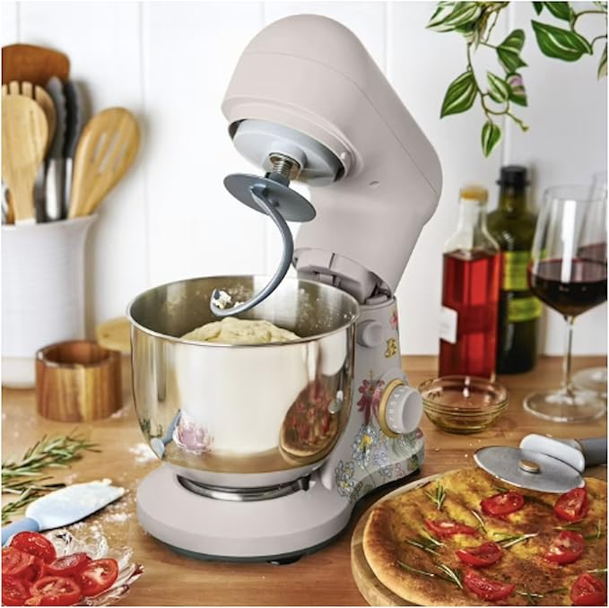 3.5 Qt Stand Mixer, with Flat Beater, Dough Hook, Whisk (Wildflower Porcini)
