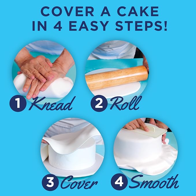 Satin Ice Fondant for Cake Decorating, Pink (4.4 Ounce)