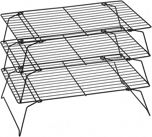 Cooling Rack, 1 Pack 3-Tier Stackable Cooling Rack Baking Rack For Oven Cooking Wire Rack For Baking Sheet, Baking Rack Cooling Rack Baking For Pies, Cookies, Pastries, Cooking And Baking