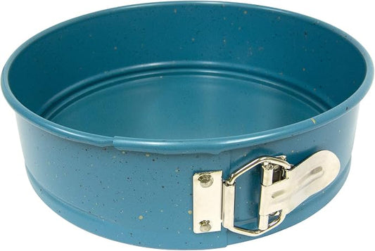 casaWare 9-inch Springform Pan Ceramic Coated NonStick (Blue Granite)