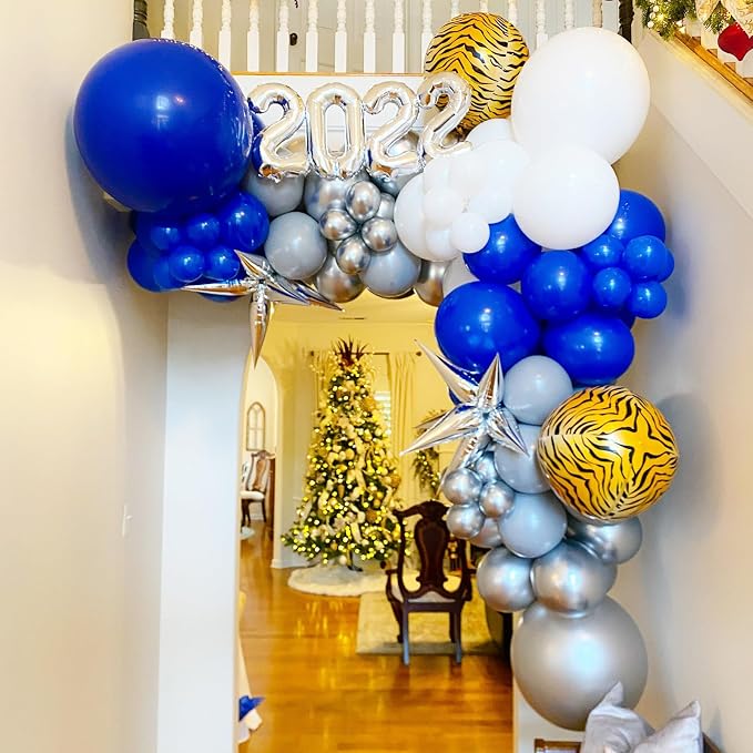 Voircoloria Royal Blue Balloons, 66pack 12inch Blue Latex Party Balloons for Graduation, Wedding, Birthday, Baby Shower, Gender Reveal, Anniversary Party Decorations