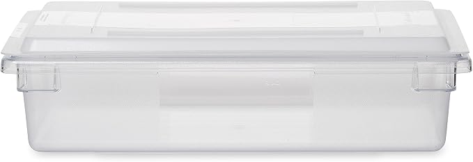 Rubbermaid Commercial Products Food Storage Box Lid for 8.5, 12.5, 16.5, and 21.5 Gallon Sizes, White (FG350200WHT) (Pack of 3)