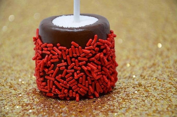 Mystic Sprinkles Solid Color Jimmy Sprinkles (Candy Apple Red)