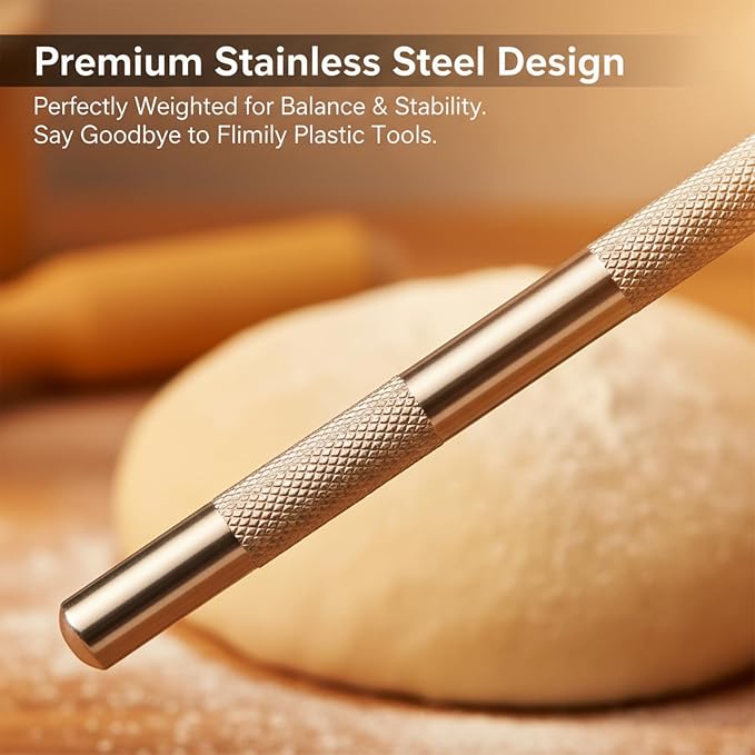 Premium Bread Lame Kit, Professional Sourdough Scoring Tool with 21 Replaceable Blades, 2 Finger Sleeves, Safety Cover Stainless Steel Dough Scoring Knife for Home Baking, Handmade Bread Making