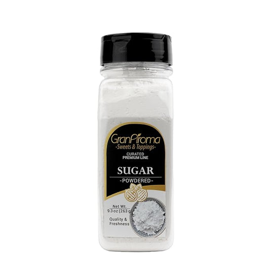 GranAroma Powdered Sugar, Fine Powder, Baking & Frosting, Confectioner's Sugar (9.3 Ounce)