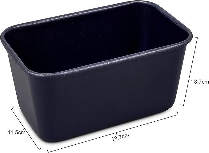 Zyliss E980198 Non-Stick Loaf Tin | 1L/1lb | Carbon Steel | Dark Blue | Bread Tin for Baking/Bakeware | Dishwasher Safe | 5 Year Guarantee
