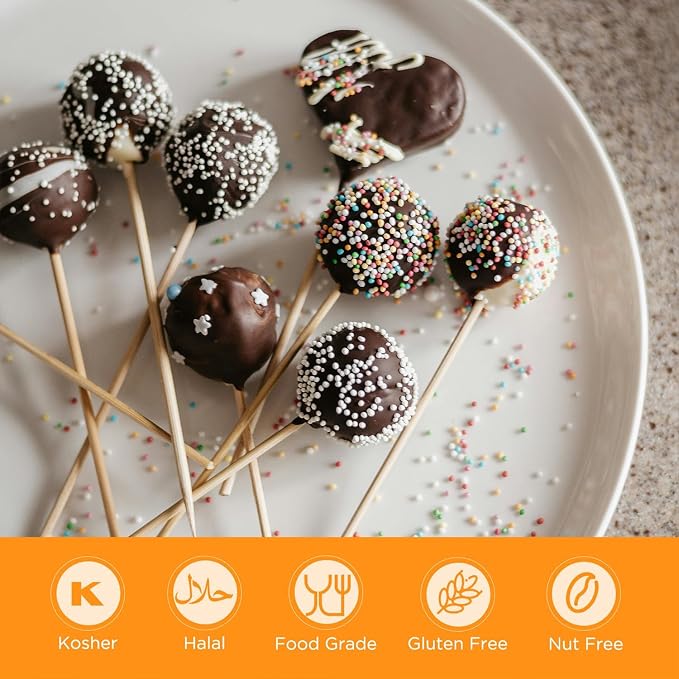 White Nonpareils Sprinkles, Food Grade 1.54 LB Bulk, Sujoygar, White Sprinkles for Cake Decorating, Cupcake, Ice cream, Chocolate