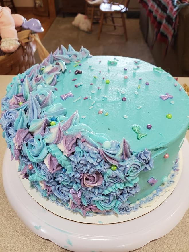 Edible Mixed Ocean Mermaid Candy Sprinkles Starfish Dessert Sprinkle Shell Cake Cupcake Toppers Pearl Cookie Decorations Sweet Personalities Candy Sprinkles for Cake Decorating, 3.53 oz