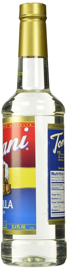 Torani Syrup, Vanilla, 25.4 Ounces (Pack of 4)