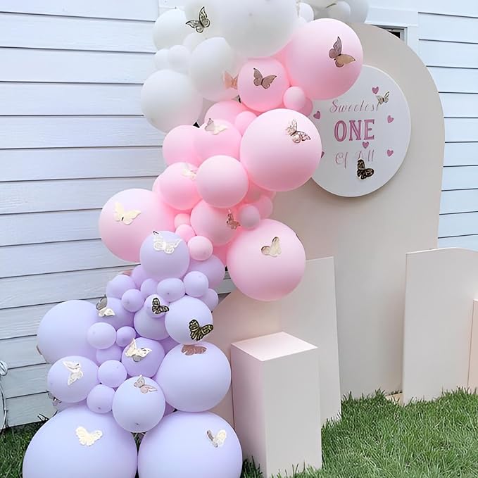 Voircoloria 110pcs Pastel Purple Balloons 12inch Light Purple Latex Party Balloons for Graduation, Easter, Wedding, Birthday, Bridal Shower, Rainbow Party, Baby Shower, Anniversary Party Decorations