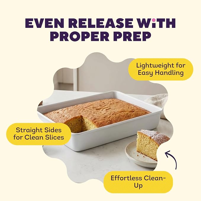 Wilton Aluminum 9x13 Inch Rectangular Sheet Pan, Made With Natural Anodized Aluminum, Made Without PFAS, Bakeware Optimal For Even Heating
