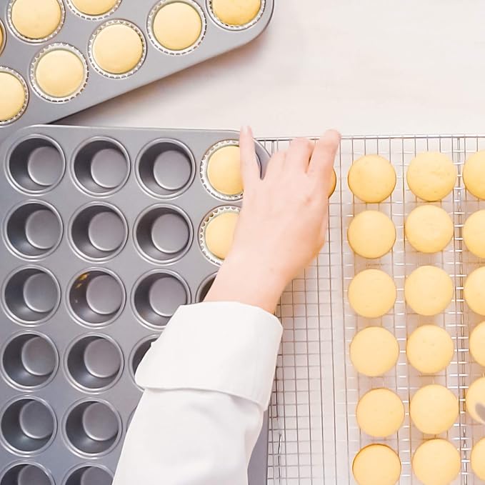 LotFancy 500pcs Mini Cupcake Liners, White Muffin Liners, No Smell, Greaseproof Paper Baking Cups, Small Cupcake Wrappers for Birthday Holidays, Bottom 1.25 inch Width