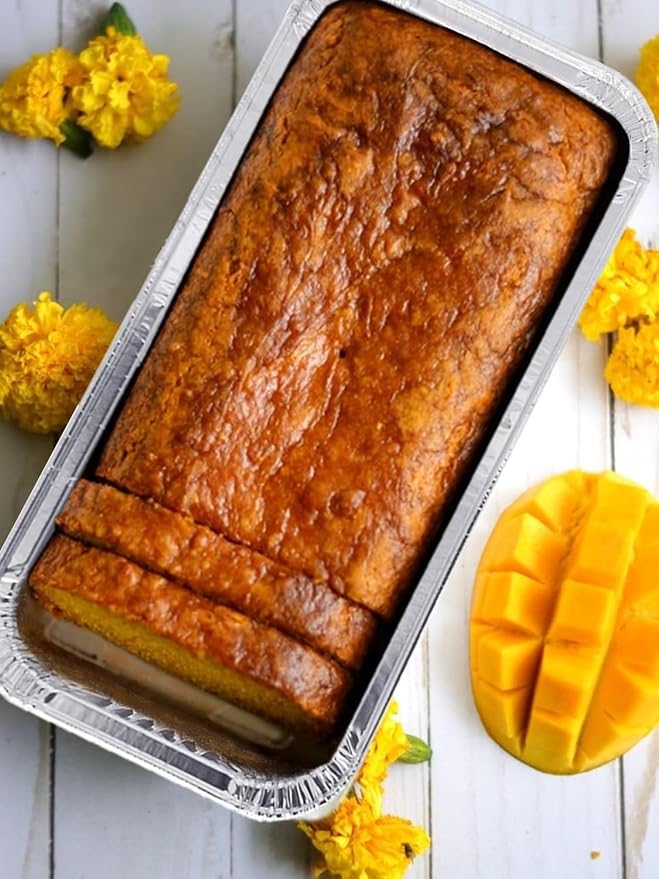 Disposable Loaf Pans with Lids, 50 Pack, 8.5x4.5 Bread Pans, Food Storage Containers, Heavy-duty 2lb Aluminum Loaf Pans, Pastry Boxes, Perfect for Baking Storing and Street Treats Takeout