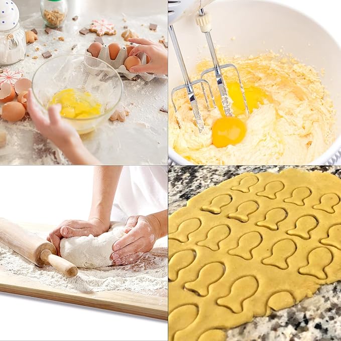 MrCookie Sturdy Goldfish/Fish Cookie Cutters,DIY Baking Tools&Accessories. | Sandwich molds for cookie,biscuit,cake,fruit.5 Sizes range from 1.57" to 4.13".Thickened stainless steel Food-grade.