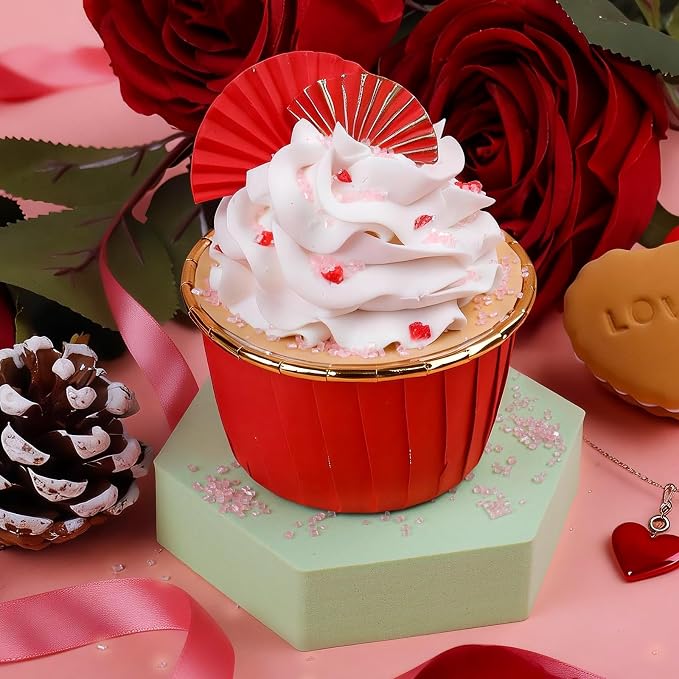 Valentines Sprinkles for Cake Decorating, 8Oz White Pink and Red Heart Sprinkles, Edible Nonpareil Sanding Sugar Heart Confetti Jimmies Mix for Ice Cream Cupcakes Brownie Cookie Baking Topping