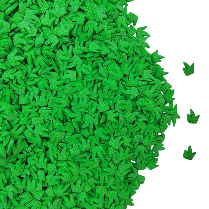 Edible Green Grass Sprinkles for Cake Decorating Grass Confetti Cake Decorations Cupcake Toppers Baking Cookie Decorating Birthday St Patrick's Day Supplies
