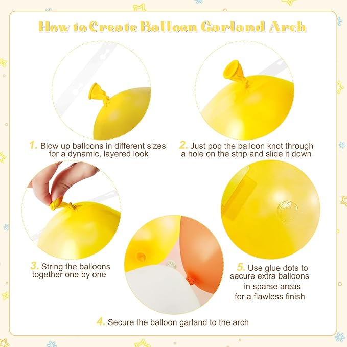 Here Comes the Son Balloon Arch Kit, 124Pcs Boho Retro Dusty Blue Burnt Orange Yellow Ivory White Balloons for Baby Shower First Trip Around the Sun Sunshine Theme Birthday Party Decorations