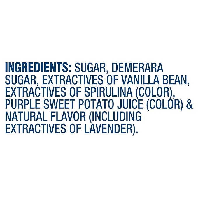 McCormick Bridgerton Finishing Sugar, Lavender Vanilla, Limited Edition, Floral Lavender Notes, Smooth Vanilla Flavor, For Cakes, Cocktails, Matcha Tea, and More, 3.45 oz (Pack of 2)