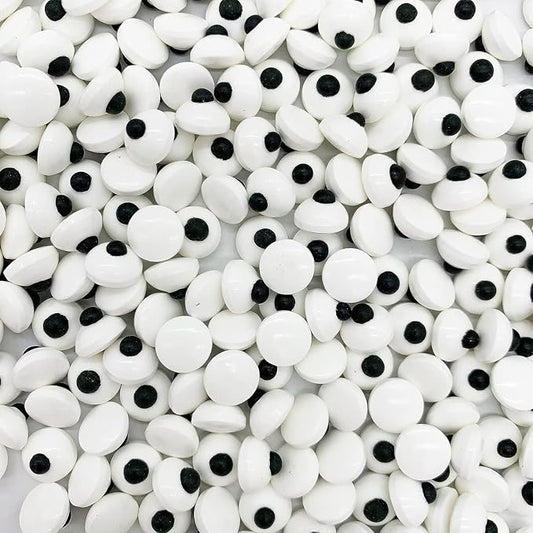 LEBERY Candy Eyeballs Eyes Cake Cupcake Toppers Halloween Sprinkles, Edible Eyes Candy Eyes for Decorating Eyes Sprinkles Edible Eyeballs for Halloween Christmas Baking Cookie Decorations - 3 oz