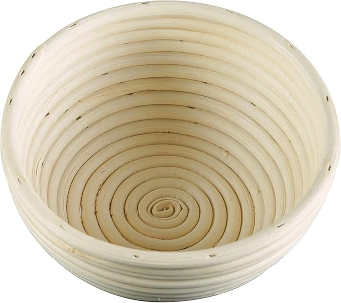 Frieling Round Proofing Basket, Brotform Bread Rising Banneton and Serving Basket, 7-Inch