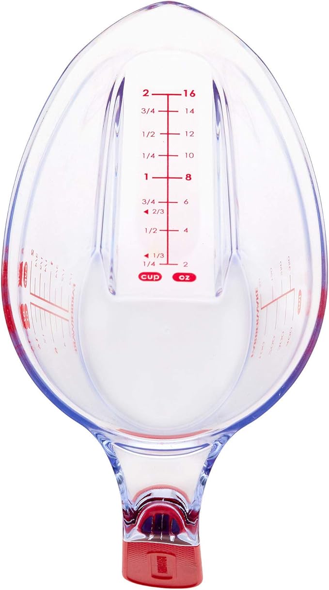 Farberware Pro Angled Measuring Cup, 2-Cup, Red