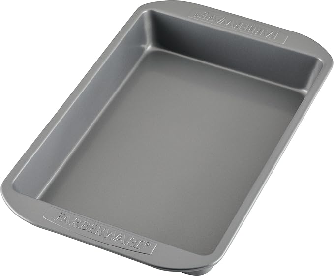 Farberware Nonstick Bakeware 9x13 Baking Pan, Rectangular Cake Pan, Gray