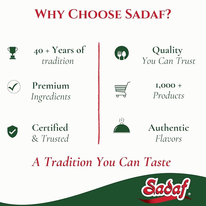 Sadaf Durum Semolina Fine - Enriched Durum Semolina for Cooking & Baking - Semolina Flour - Middle Eastern Cuisine - Kosher - 24 Oz Resealable Bag