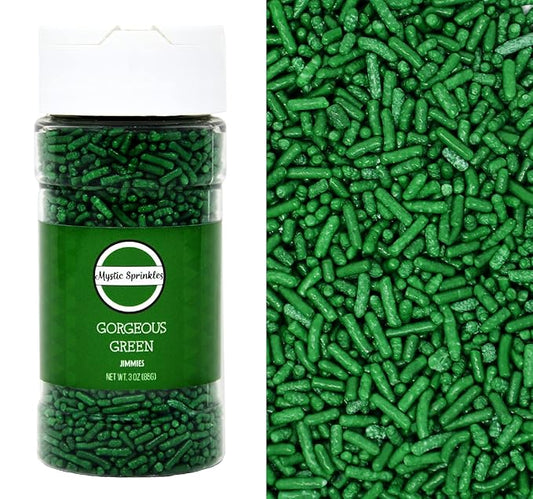 Mystic Sprinkles Solid Color Jimmy Sprinkles (Gorgeous Green)