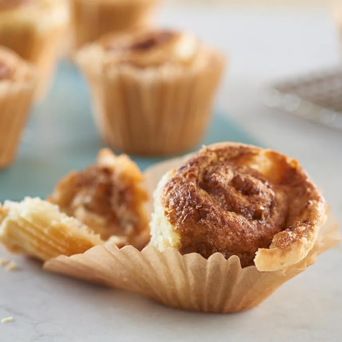 PaperChef XL Parchment Baking Cups Nonstick Easy Release 30 Count | Easy Release, Non-Stick Paper, Unbleached, Compostable - Perfect For Cupcakes and Muffins
