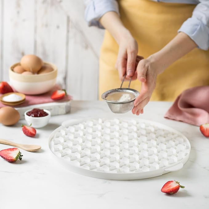 DECORA Arabesque Crust Cutter, White, 30 x 30 x 3 cm