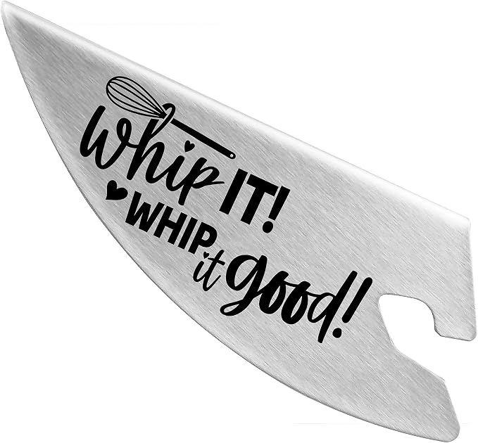 New Metro Design Pouring Chute Stand Mixer Replacement Pouring Shield with Unique Laser Etched Motto, Whip It! Whip it Good!