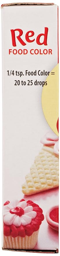 McCormick Red Food Color, 1 fl oz (Pack of 4)