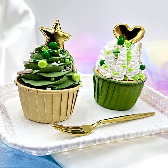 Sprinkles for Cake Decorating, 4.6oz Green and White Pearl Silver Jimmies St. Patrick’s Day Sprinkles Mix for Baking Cookies Cupcake Ice Cream