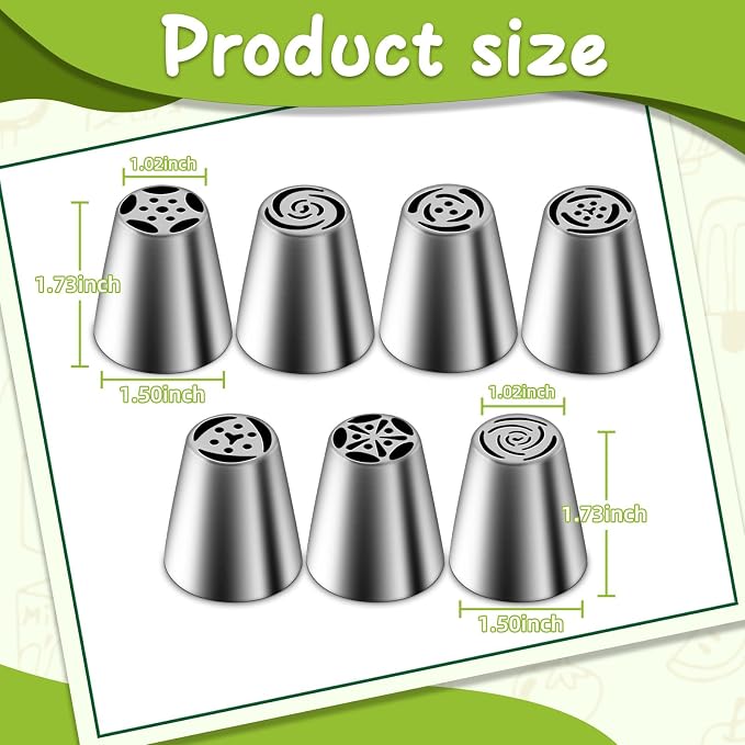 Suuker Russian Piping Tips & Sultan Piping Tips