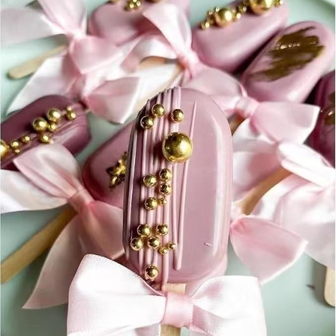 PhilaeEC Pink Princess Sprinkle Crown Pearl Mix Candy Edible Princess Theme Party Cake Decoration Baking Cookie Cupcake Toppers Valentines Halloween Christmas Supplies 3.53oz