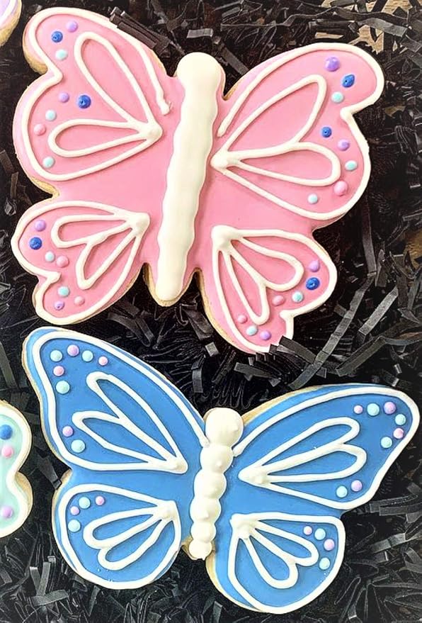 Ann Clark Cookie Cutters Butterfly Cookie Cutters 3-Pc. Set Made in USA, Small, Medium, and Large Butterflies