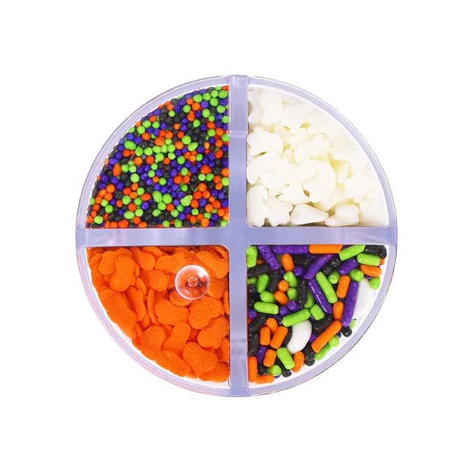 Mystic Sprinkles 4 Cell Sprinkle Assortments (Eye of Newt, Midi)