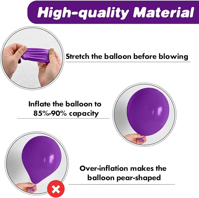 Pink Blue Purple Balloons Arch Kit, 108 Pcs Rainbow Magic Balloons Garland with Hot Pink Teal Balloon Blue Purple Yellow Latex Balloons for Kids Theme Baby Shower Birthday Wedding Party Decoration