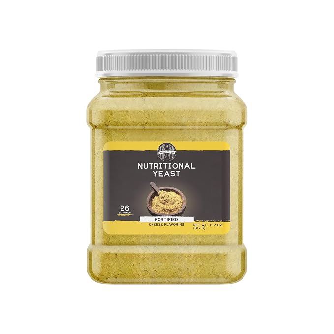Birch & Meadow 4 Cups of Nutritional Yeast Flakes, Yummy Nooch, Cheesy Flavor, Popcorn & Casseroles (11.2 Ounce)