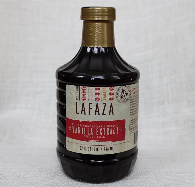 Lafaza Pure Madagascar Bourbon Vanilla Extract, All Natural, 32 OZ