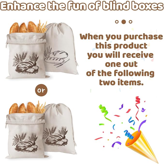 Reusable Bread Bags with TPU Liner -Linen Bread Bag for Sourdough & Homemade Cloth Bread Bags Keeps Fresh Longer 2 Pack