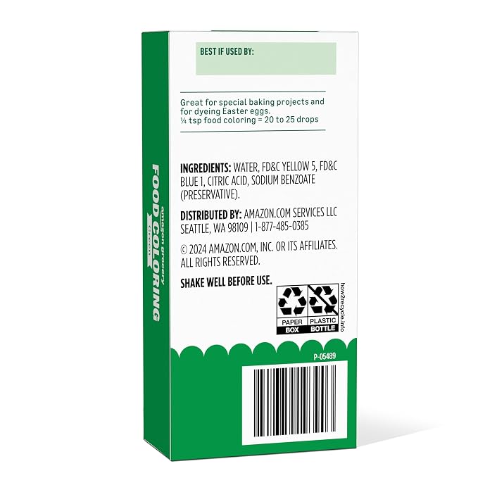 Amazon Grocery, Green Food Coloring, 1 Oz