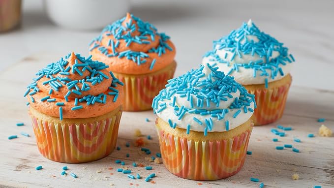 NCS Teal Jimmies Edible Sprinkles – Cupcake, Cake & Cookie Decorations, 7 oz