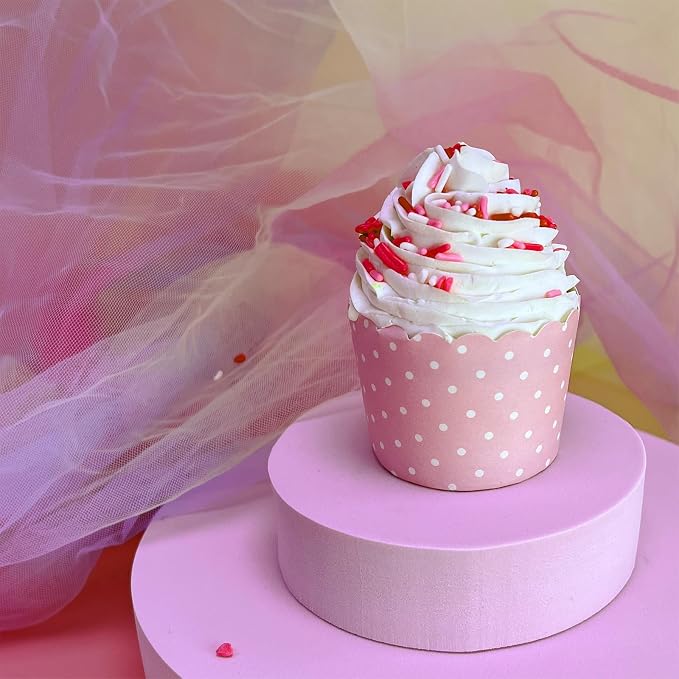 Valentines Sprinkles for Baking, 4.5oz White Red Pink Jimmies and Heart Sprinkles for Cake Decorating, Valentine Sprinkles for Cookies, Cupcake, Ice Cream, Cake