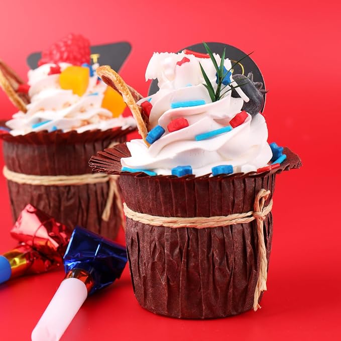 Red White and Blue Sprinkles for Cake Decorating, Patriotic Edible Sprinkle Mix, 4th of July Perfect for Cookie Cupcake Topper