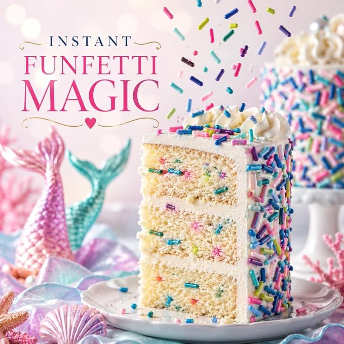 Confect Carnival Craze Rainbow Sprinkles – Custom Blend Jimmies – Multicolor Edible Toppings for Cake, Cupcake & Dessert Decorating – Vegan, Gluten-Free, Nut-Free, Soy-Free, Dairy-Free, Palm Oil-Free – 4.2 Oz