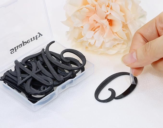 Shapenty Acrylic 0-9 Number Cake Toppers Picks for Birthday Wedding Anniversary Christmas Cake Decoration Party Supplies (10, Black)