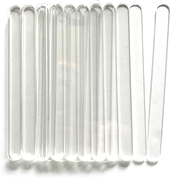 30pcs 4" Reusable Acrylic Popsicle Sticks, Ice Pop Sticks for Homemade Popsicles, Cakesicles, Summer Treats, Candy and Party Desserts (30 pcs 4in)